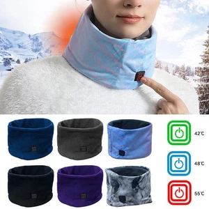 Beheizter Schal mit USB Aufladung 3 Temperatur Elektrischer Nackenwärmer Winter - Bild 1 von 21