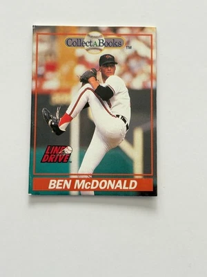 1991 Collect-A-Books #9 Ben McDonald - Line Drive Mini Book - Orioles - Image 1 of 2