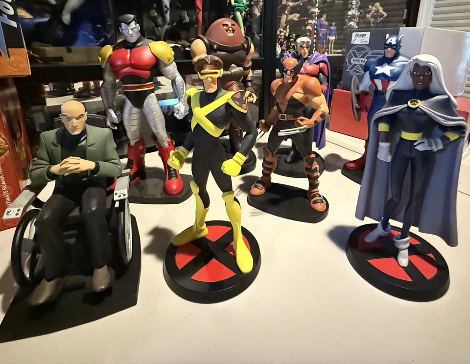 Juego completo de maquetas Hard Hero X-Men Evolution Foto 1 de 4