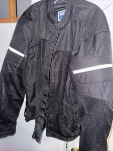 BILT Motorcycle Bike Jacket Mens 4XL Armored Black All Weather Zip - Bild 1 von 3