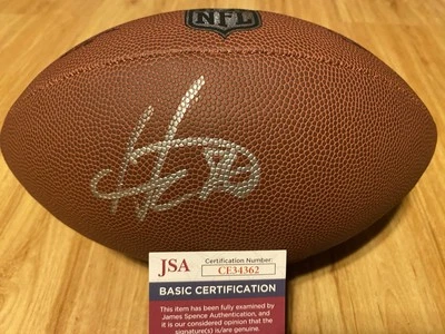 Hines Ward Autographed Pittsburgh Steelers Football - Image 1 of 3