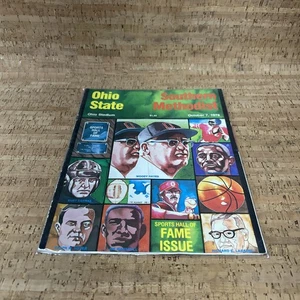 1978 Ohio State Buckeyes Vs. SMU Football Program Sports Hall of Fame Issue - Picture 1 of 2