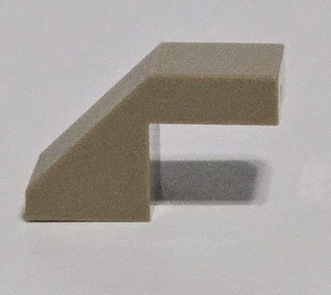 Lego Teile - dunkelbraune Schräge 45 2 x 1 mit Ausschnitt ohne Noppen - Nr. 28192 - Bild 1 von 2