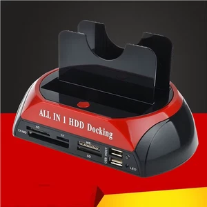 All in One HDD Docking Station with Multi Card Reader Slot for HDD Enclosure 2.5 - Bild 1 von 8