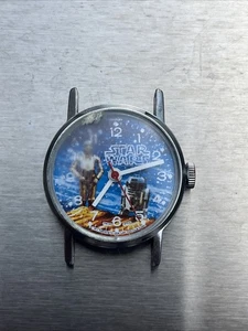 1977 Original Bradley Time Star Wars R2D2 3CPO Watch Running - Picture 1 of 4