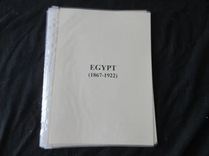 Egypt 1867-1922 Mint on Pages, 99p Start, All Pictured - Picture 1 of 12