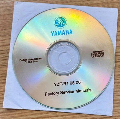 Yamaha YZF-R1 98-06 Factory Service Manual [Disc] - Image 1 of 4