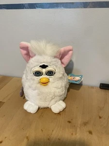1999 White Furby New With Tags Works - Picture 1 of 5