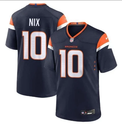 Jersey cosido para hombre Bo #10 Nix azul marino/naranja/blanco S-3XL Foto 1 de 3