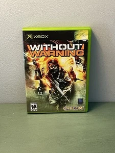 Without Warning (Microsoft Xbox, 2005) Complete with Manual - Picture 1 of 3