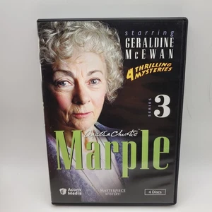 Agatha Christie's Marple: Series 3 (Season 3) (4-DVD Set) Tested And Working - Picture 1 of 6