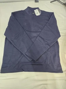 RealTree Gr. XL dunkelblau 1/4 Zip Pullover Langarm Herren Sweatshirt Neu mit Etikett - Bild 1 von 5