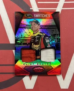 Muestras dobles certificadas Clint Bowyer 2016 espejo rojo #’d/75 HScott Motorsports - Imagen 1 de 3