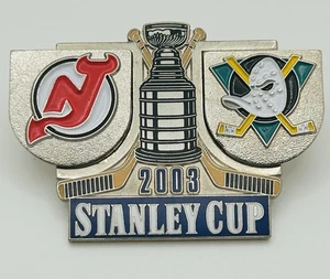 Spilla NHL Stanley Cup Playoffs NJ Devils v Anaheim Ducks 2003 autentica NHL - Foto 1 di 6