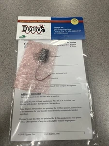 Digitrax SP26158B Rectangular 26.5 x 15.5 x 9mm 8 Ohm Speaker wired & enclosure - Picture 1 of 2