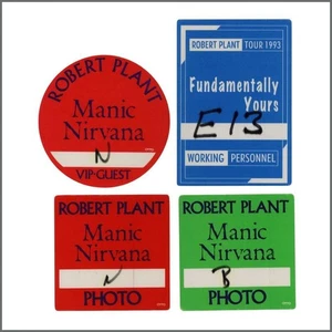 Robert Plant 1990s Concert Passes (UK) - Picture 1 of 1