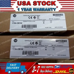 New Factory Sealed AB 1756-OB16I SER A ControlLogix 16 Pt D/O Module US Free Tax - Picture 1 of 4