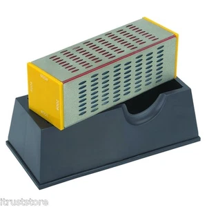 SQUARE Sharpening Diamond Stone Sharpener Fine Medium Coarse Extra Grits - Picture 1 of 2