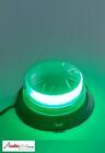 Produktbild -  48 LED Grüne Rundumleuchte FLATHEAD Warnleuchte Blitzleuchte Magnet 12 Volt