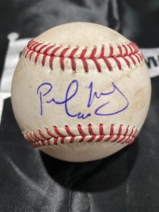 Paul Goldschmidt MLB Game Used Double Autographed Ball 4/18/18 Career Hit #1025 - Picture 1 of 9