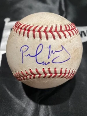 Paul Goldschmidt MLB Game Used Double Autographed Ball 4/18/18 Career Hit #1025 - Image 1 of 4