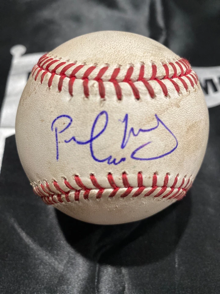 Paul Goldschmidt MLB Game Used Double Autographed Ball 4/18/18 Career Hit #1025 - Image 1 of 4