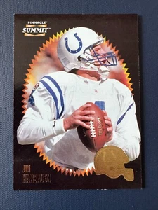 1996 Pinnacle Summit - Jim Harbaugh #50 - Foto 1 di 2