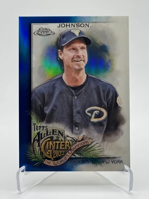 2022 Topps Allen & Ginter Chrome #78 RANDY JOHNSON | Blue Refractor /150 - Image 1 of 2