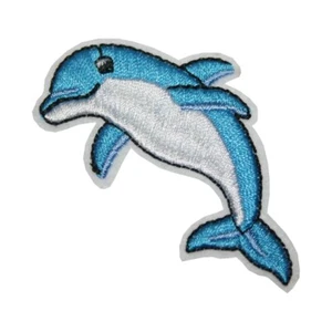 Aufnäher Bügelbild Aufbügler Delfin 42x67mm (1014) - Bild 1 von 1
