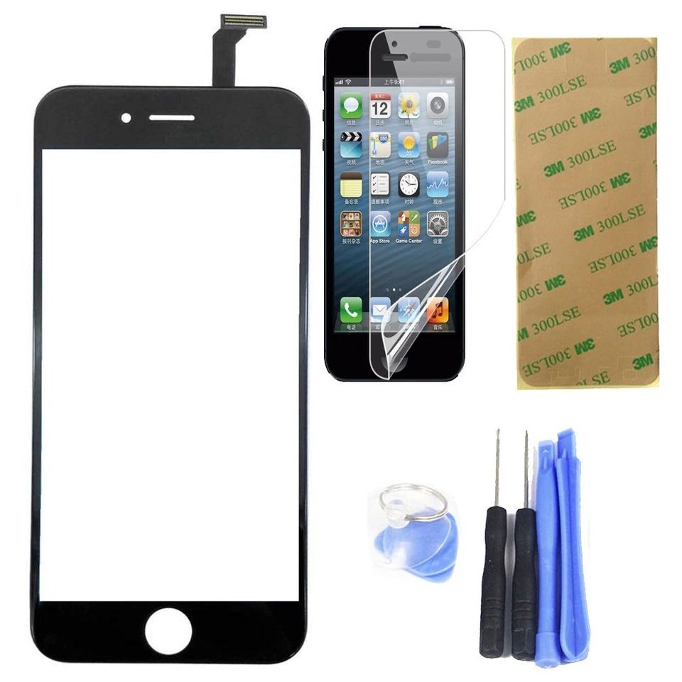 Touch Digitizer Screen Glass outer Lens For iPhone Smart Phone Series +Tools New - Image 1 of 1