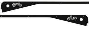 Harley Davidson Pinball Side Rails Armor (stern) mod 0853 - Picture 1 of 4