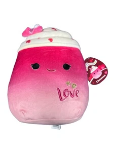 Squishmallow Cinnamon Pink Frappe Cheesecake 8” Inch Original Valentines 2023 - Picture 1 of 2