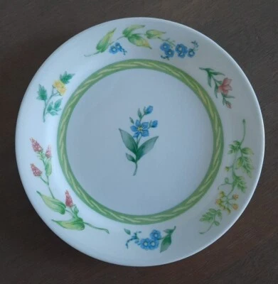Plato de pan/desierto estampado floral Corelle by Corning pequeño 7 1/4" blanco de colección Foto 1 de 4