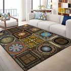 Nordic Geometric Carpets Living Room Bedroom Study Bedside Carpet Rectangle New