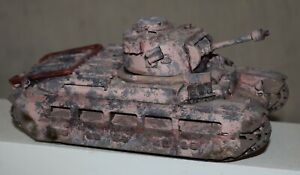 Kit Built WWII Matilda Tank Camouflage - 1/35 Scale - Nice Paint 