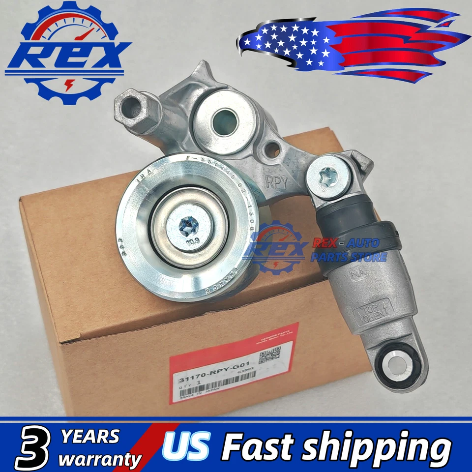 OEM Belt Tensioner Assembly For 2017-2024 Honda Civic Accord Acura RDX TLX 2.0L - Image 1 of 4