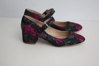 NUEVO Bomba Via Spiga Alana Mary Jane - Rosa / Floral - Talla 6 M (C65) Foto 1 de 4