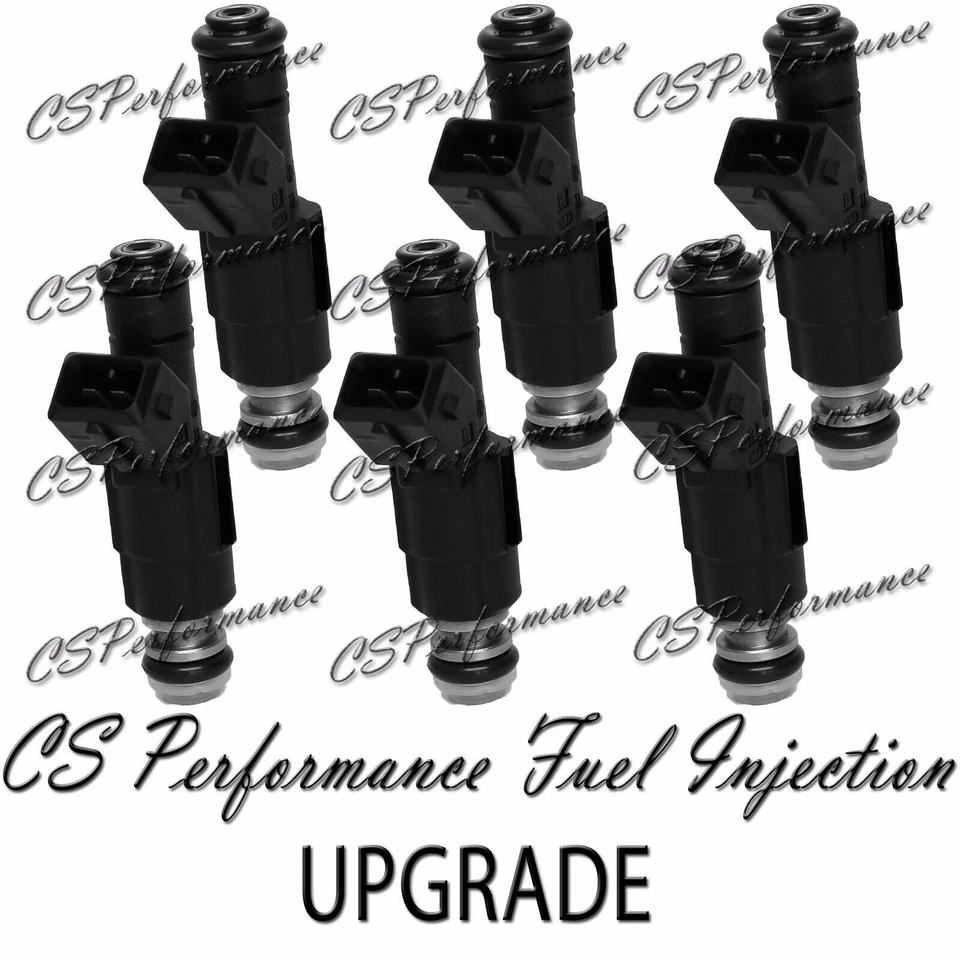 Bosch III UPGRADE Fuel Injectors (6) set for 87-97 BMW 2.5 I6 5.0 5.4 5.6 V12 - Image 1 of 1