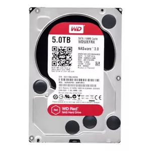 WESTERN DIGITAL RED 5TB 5400U/min 64MB SATA III WD50EFRX NASware 3.0 3.5'' Zoll - Bild 1 von 3