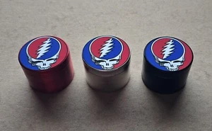 Grateful Dead - SYF 4 Chamber Zinc Alloy Herb Grinders from the lot, In 3 colors - Picture 1 of 4