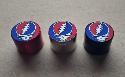 Grateful Dead - SYF 4 Chamber Zinc Alloy Herb Grinders from the lot, In 3 colors - Image 1 of 4