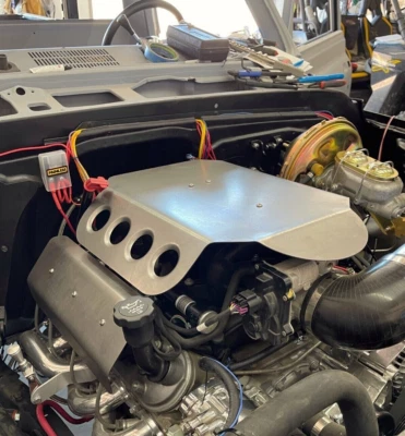 Silverado Sierra 1999-2006 cubierta de motor LS PERSONALIZADA, 4,8, 5,3, 6,0 admisión de camión Foto 1 de 4