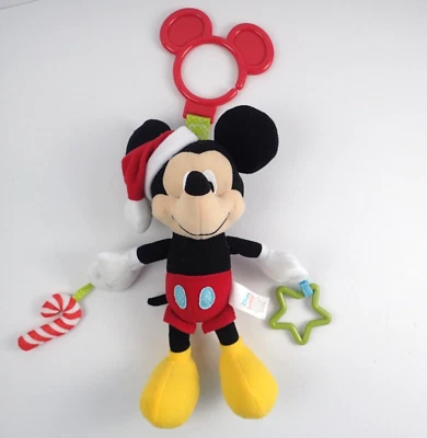 Disney Mickey Mouse Baby On The Go Activity Toy Rattle Christmas Teether - Image 1 of 4