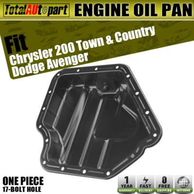 Engine Oil Pan for Chrysler 200 Town&Country Dodge Journey Caravan Ram ProMaster - Image 1 of 4