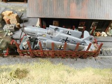 HO Roco Minitank German Messerschmitt BF-109E Custom Detailed Hand Painted #2913