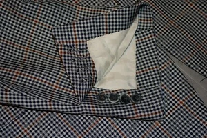 $5695 MINT Brioni Silk Wool Silver Navy Check Sportcoat Blazer 42R 42 R    - Picture 1 of 12
