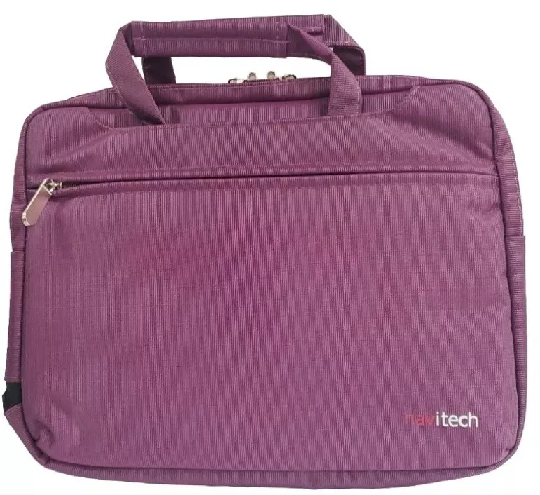 Navitech Purple Briefcase Bag for Laptop up to 20" Shoulder Strap NEW - Image 1 of 3