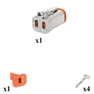 Kit conector multibloqueo DT series masculino 4 vías E003 - Imagen 1 de 1