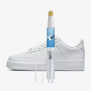 Mad Kick Fix Black Leather Trainer Touch-Up Paint | 15ml Sponge-Top Bottle | All - Picture 1 of 1