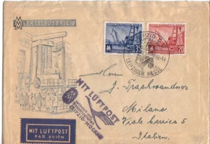 Annullo tematico GERMANIA DEMOCRATICA  - 1956 - LBF/3235 - POSTA AEREA LIPSIA/MO - Imagen 1 de 1